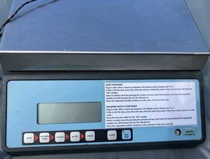 Setra Systems Quick Count 27 x .0005lb Counting Scale -- TESTED AND WORKING --