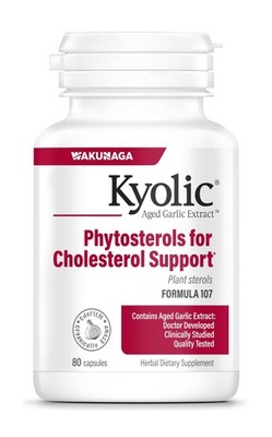 Kyolic Age Phytosterols For Cholesterol Support Formula 107, 80 Capsules 544460