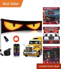Customizable 23''x5'' LED Devil Eyes for Trucks - App Controlled Display
