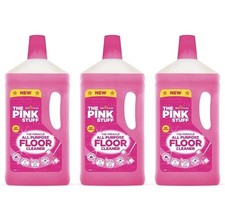 3 x The Pink Stuff Miracle All Purpose Floor Cleaner 1L Litre Bottle Triple Pack 2.79 per litre