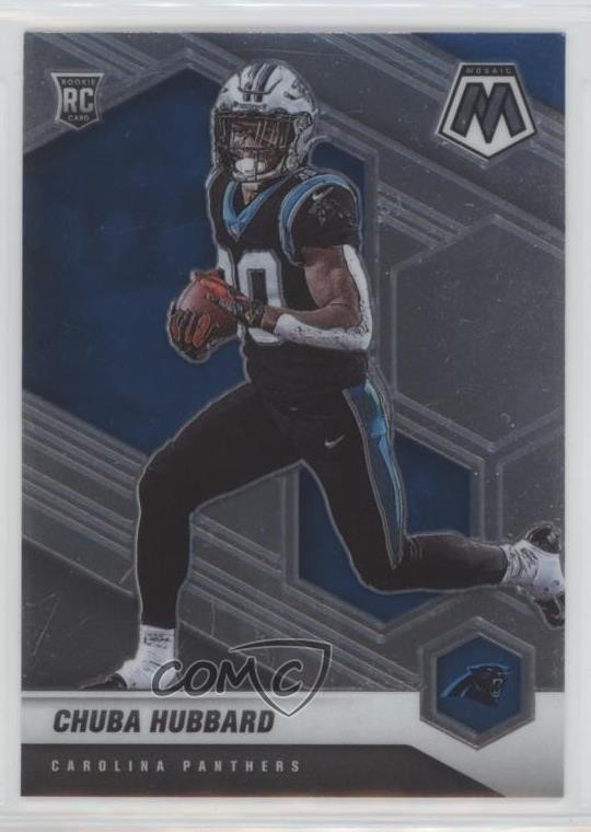 2021 Panini Mosaic Rookies Chuba Hubbard #325 0m5g