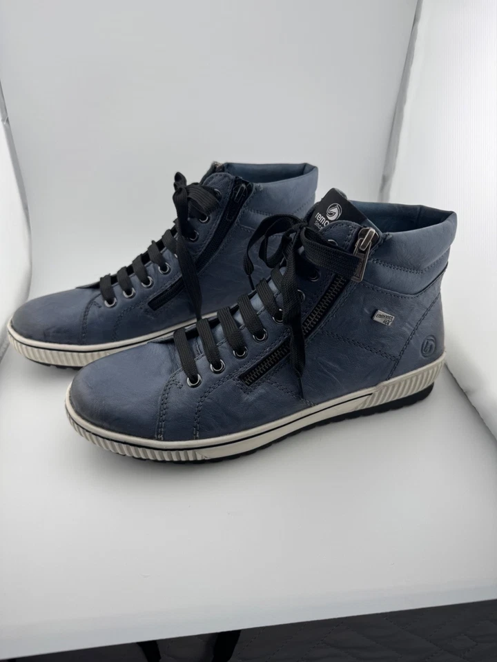 Botines para mujer Remonte Maditta D0772, EU 40/US 9 — cuero azul nuevos sin caja Foto 2 de 4