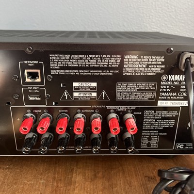 Yamaha RX-V575 Natural Sound AV Receiver Bundle With Remote