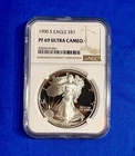 Photo of a 1990-S American Silver Eagle Proof from an eBay listing that sold on Jul 18, 2026