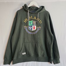 Ireland Hoodie Sweatshirt Green Crest Logo Traditional Craft NWT Irish