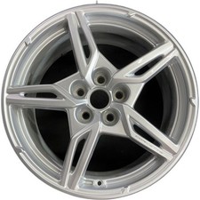Front Chevrolet Silver Corvette Factory Wheel 19x8.5 2020-2025 Rim 14007a