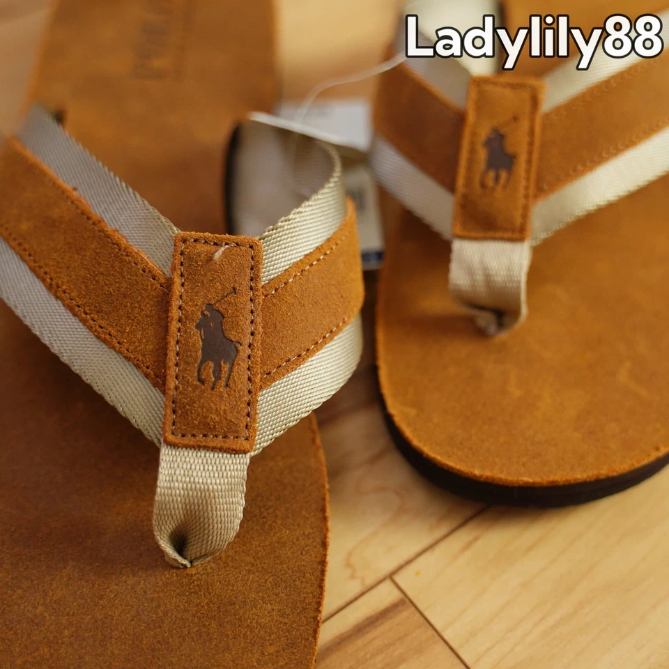 Chanclas Polo Ralph Lauren Roughout Gamuza Nuevas con Etiquetas Foto 3 de 4