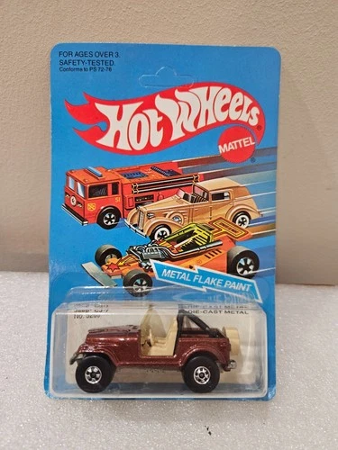 Vintage 1982 Hot Wheels Jeep CJ-7 w/metal flake paint 3259  Please see pictures