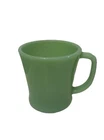 Vintage Fire King Oven Ware Jade Jadeite Green Glass Mug D Handle Cup