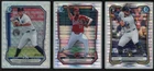 2026 Bowman Chrome Kilby, Torres, Quero Refractor #D Numbered Lot(3) (GN)