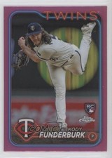 2024 Topps Chrome Pink Refractor Kody Funderburk #297 17o2