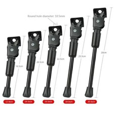 Kids Bike Kickstand for 12 14 16 18 20 Inch Wheel Bicycle Side Kick Stand