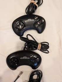 Sega Genesis 1601 Console w Controllers 10 Games TESTED