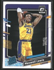 Maxwell Lewis 2023-24 Donruss Optic #211 RC Los Angeles Lakers