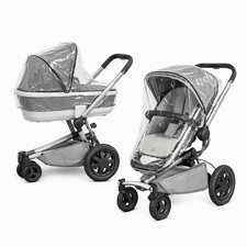 Copertura antipioggia per passeggino Quinny Buzz Made in UK, PVC super morbido