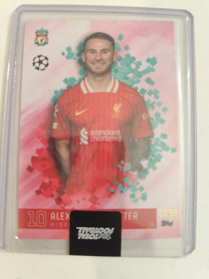 Topps Total Football 24/25 Alexis Mac Allister Base /99 Liverpool 22/99