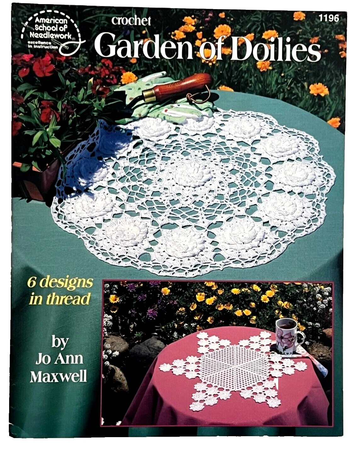 American School of Needlework Lace Crochet & Knitting Patterns