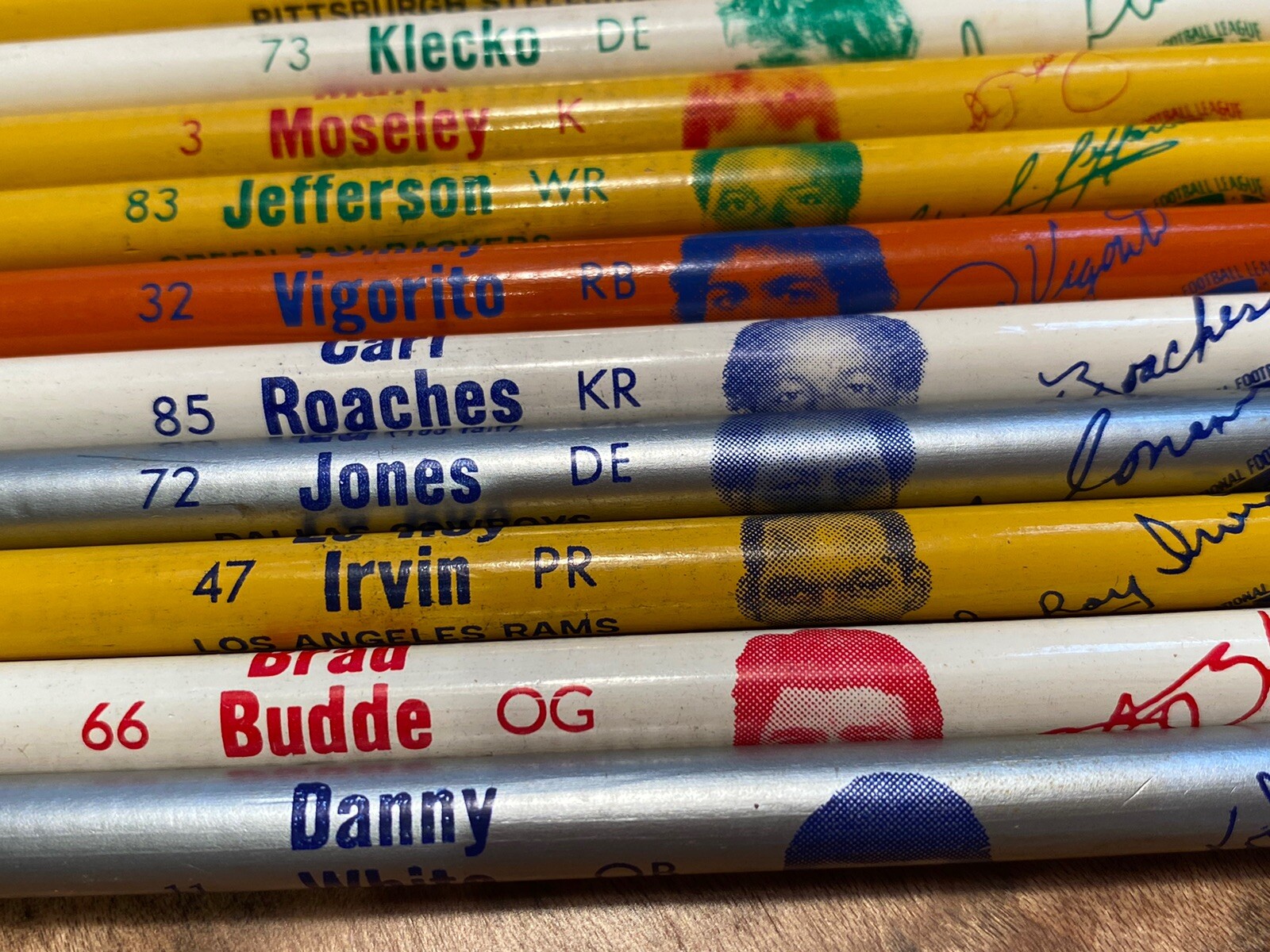 1970's Pencils NFL Lot of Different Teams New Old Stock Vintage eBay