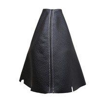 Weiß Faden Echtleder Schaltmanschette Schaltsack Für KIA PICANTO (2011-2016)