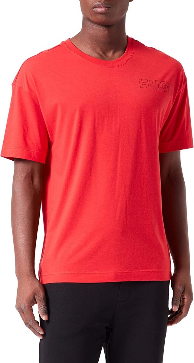 【関送無料】HUGO BOSS Red Bull 限定 グラフィックロゴ Tシャツ HUGO, F1 2024 Racing Bull Team Back Logo Tshirt, Black, XS