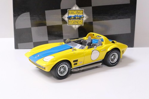 Exoto 1/18 – Chevrolet Corvette GS Roadster Prototype 1964 – Bleu Cobalt, édition Limitée