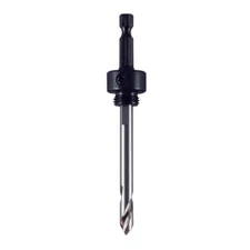1/4" Hex Shank, 1/2"-20 Thread - Hole Saw Arbor with Pilot Drill for Power Drill