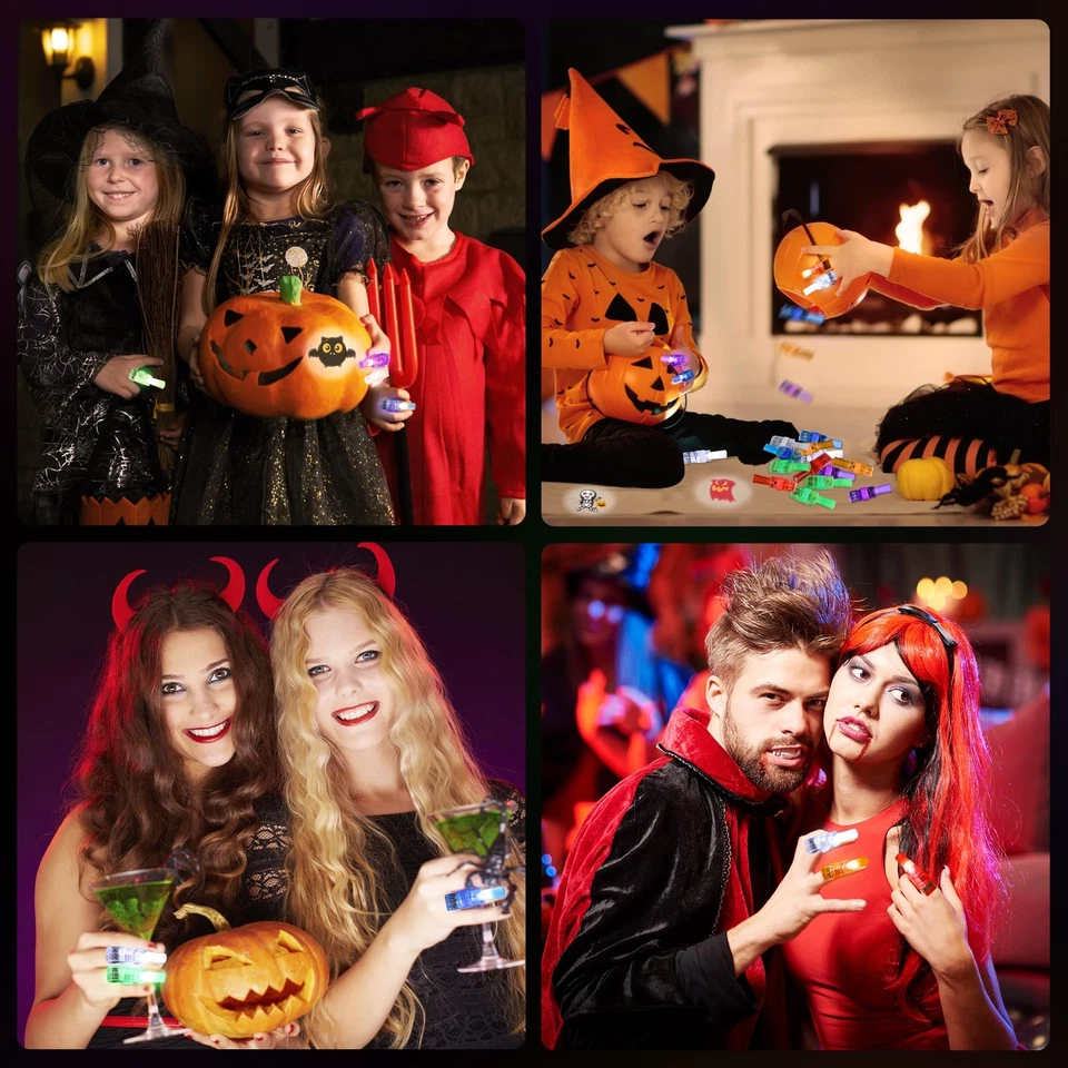 36 ШТ. Рождественские Светодиодные Лампы, Светящиеся в Темноте Предпочтения для Вечеринки Классный Приз - Изображение 2 из 4