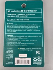 onn SD and microSD card reader