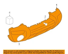 CHRYSLER OEM 02-04 Liberty Front Bumper Bumper Components-Bumper Cover 5066606AC