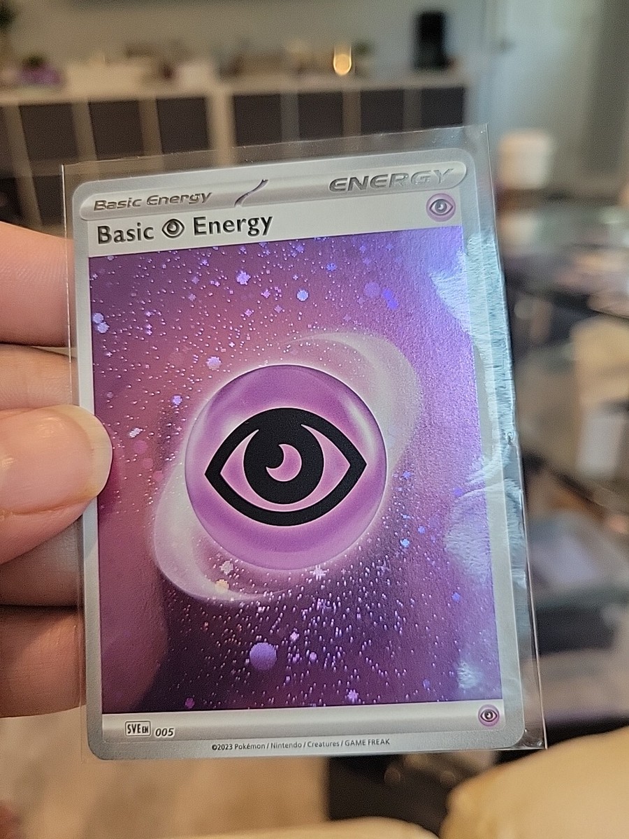 Basic Psychic Energy SVE 005 Holo Pokemon Scarlet & Violet 151 TCG