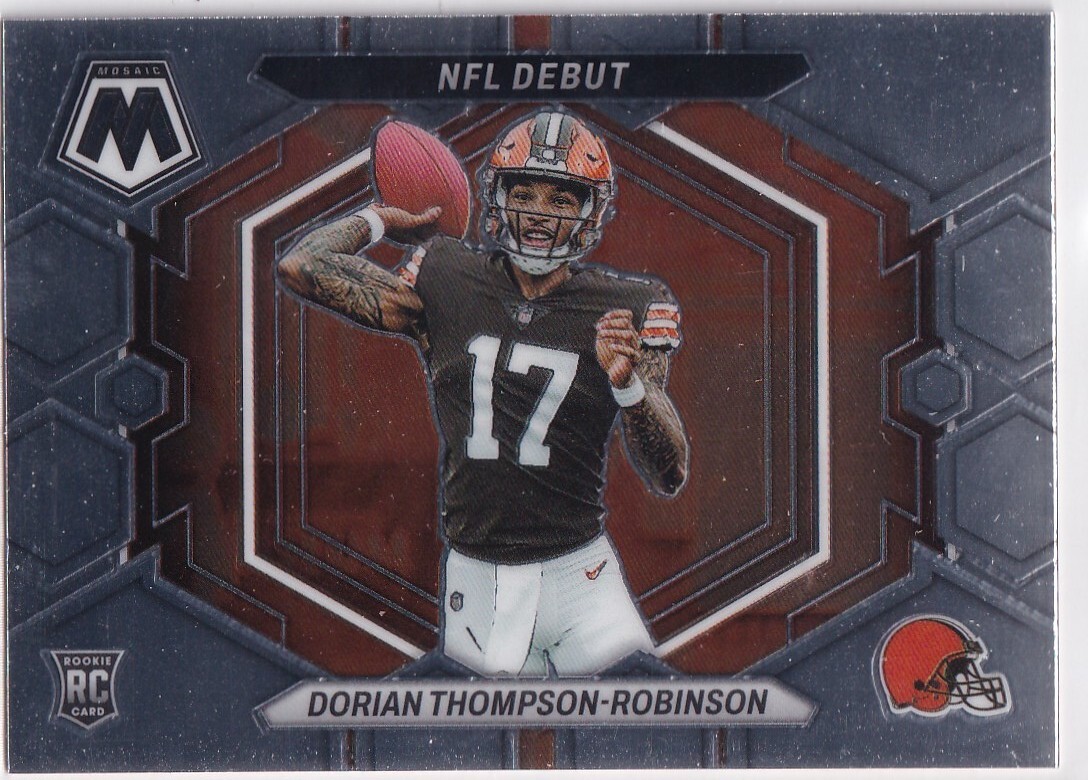 2023 Panini Mosaic - NFL Debut #ND-6 Dorian Thompson-Robinson (RC)