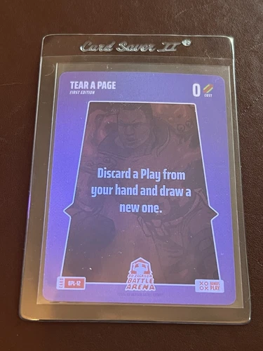 Bo Jackson Battle Arena Bonus Play BPL-12 Tear A Page