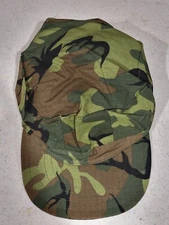 Reproduction USMC Vietnam Era ERDL Camo Utility Cover Hat Size 61 - 63