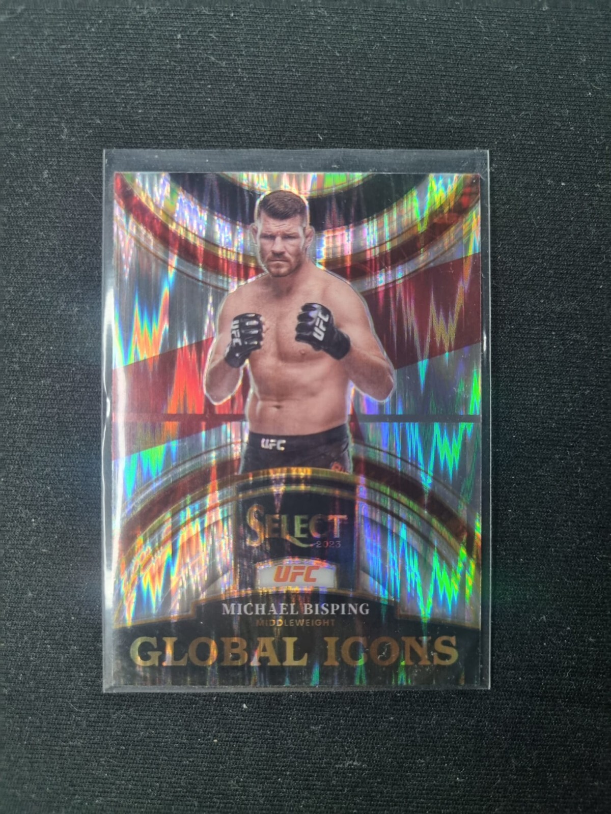 2023 Panini Select UFC Global Icons Flash Prizm Michael Bisping #25