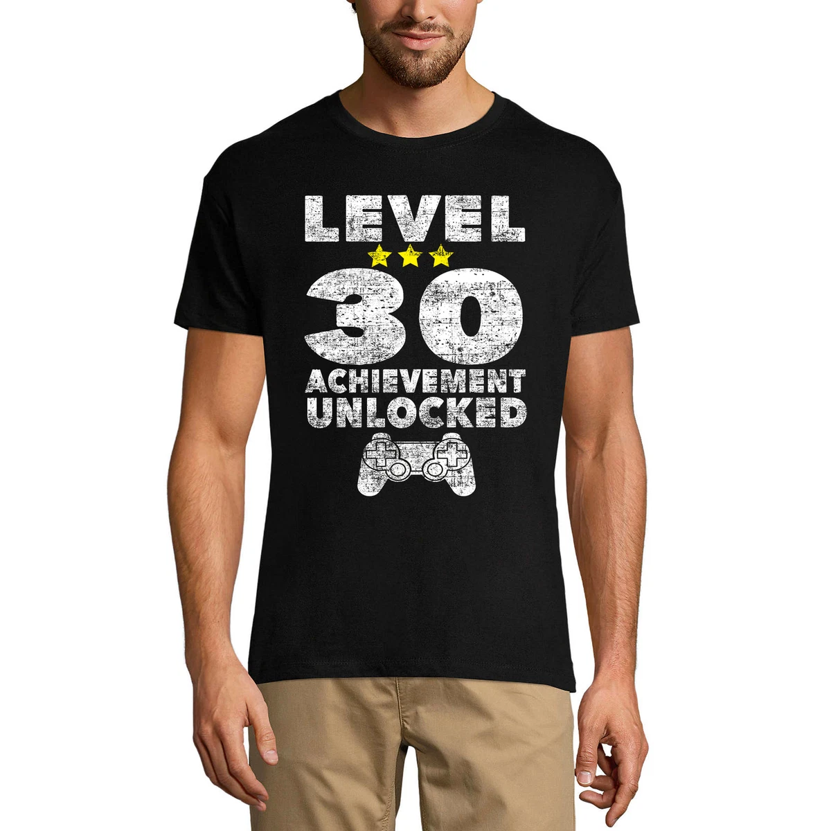 Maglietta da Uomo Livello 30 Unlocked Achievement Regalo di compleanno 30  anni