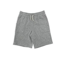 Wonder Nation Boys Size L 10-12 Gray Comfort Waist Drawstring Terry Shorts NWT