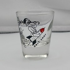 De colección 1.5oz Shot Glass Half Shot Baby Rocket Bird Divertido Novedad
