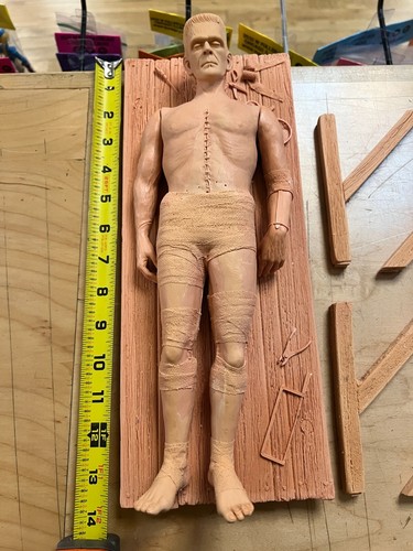 RARE VINTAGE 1996 RESIN GARAGE KIT FRANKENSTEIN'S MONSTER PJD MODEL STATUE - Picture 10 of 15