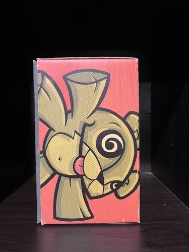 SIGNED PINK TEETER Joe Ledbetter KIDROBOT Urban Vinyl DUNNY RABBIT Designer - Picture 4 of 6