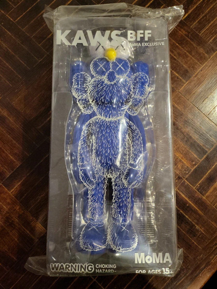 2017 KAWS BFF Open Edition Vinyl Figure Blue MoMA Exclusive | eBay