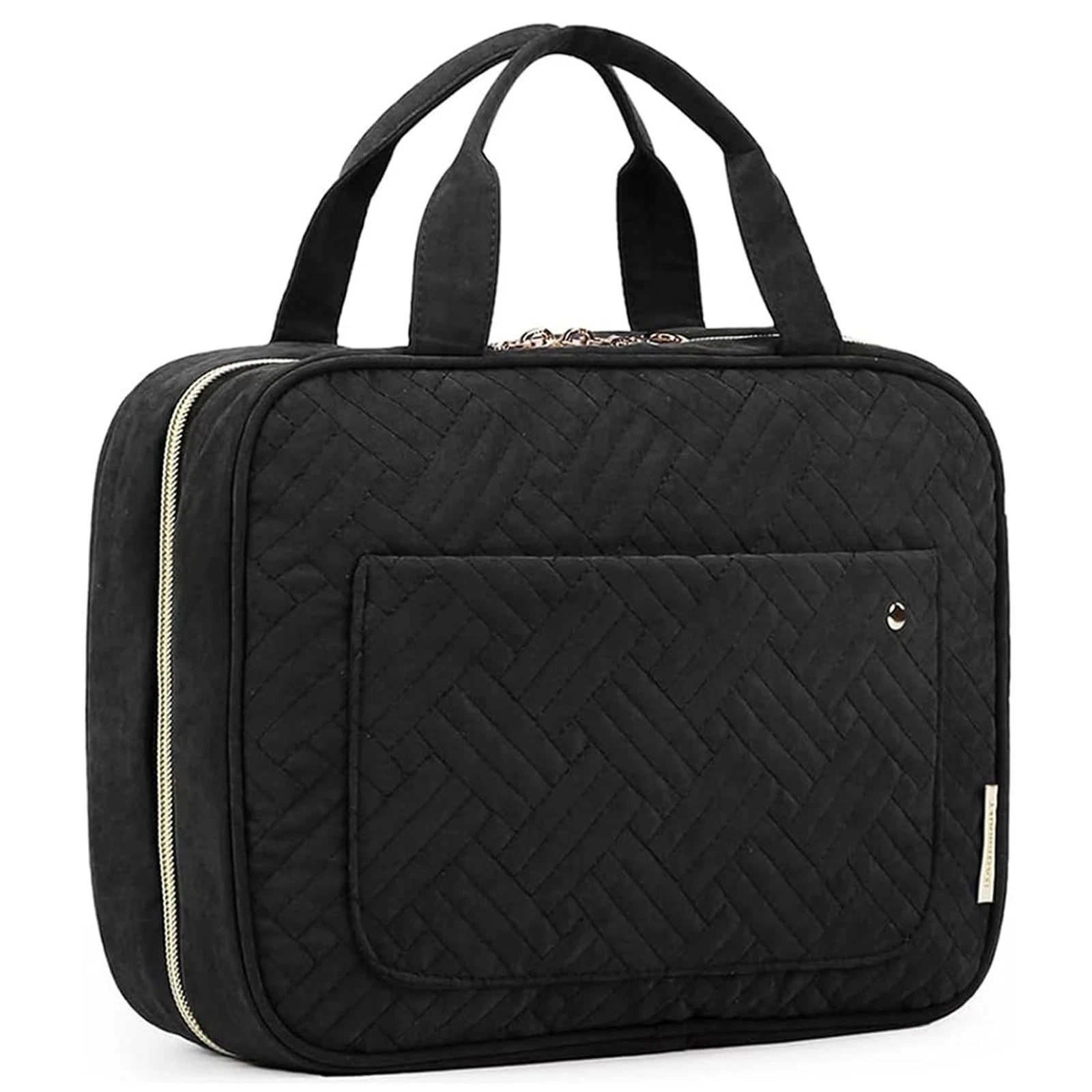 BAGSMART Toiletry Bag Travel Bag with Hanging Hook, Water-resistant Makeup Co...