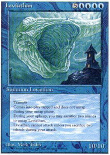 MTG - Leviathan - 4th Edition - MP, English Magic FLAT RATE SHIP - Picture 1 of 1