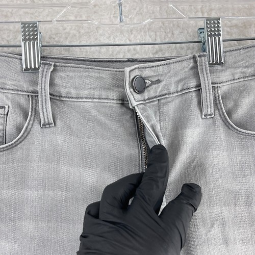 Athleta Gray Denim Sculptek Skinny Cropped Jeans Womens Mid-Rise Casual Size 12 - Picture 5 of 17