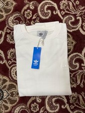 New Adidas Mens Fleece Trefoil Sweatshirt Top Hoodie Jumper blackXS,S,M,L,XL,2XL