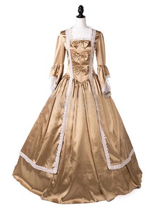 satin victorian dress