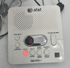 AT T Digital Answering System Model 1740 Time Date Stamp 60 Minutes Recording