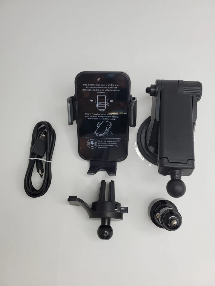 Bracketron PwrUp Qi Automatic Dash Window Vent Mount for iPhone Samsung Pixel Lg - Image 2 of 4