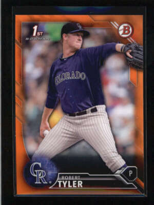 ROBERT TYLER 2016 BOWMAN #BD-91 ROOKIE ORANGE #17/25 AJ6386