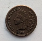 1876 Indian head penny (Fine condition)