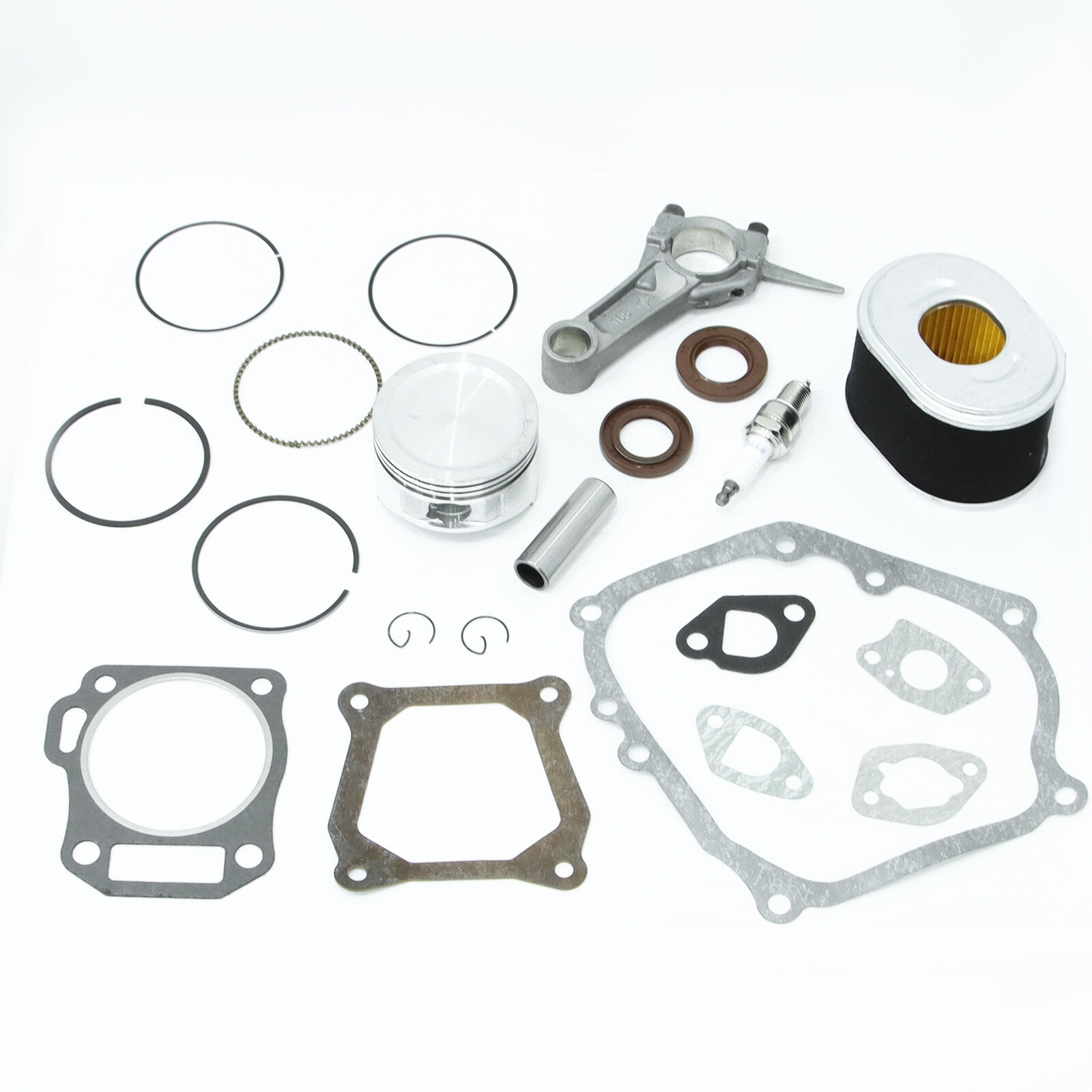 Honda GX160 5.5HP Engine Overhaul Kit with Connecting Rod & Gasket Set